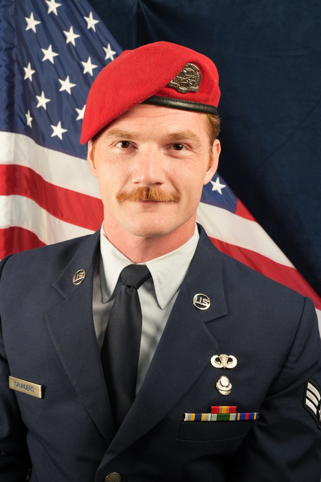 Bobby Saunders during service as a U.S. Air Force Combat Controller